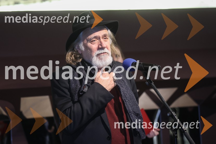  Rade Šerbedžija, igralec, glasbenikDušan Jovanović – Kulturni terorist, odprtje razstave v Cankarjevem domu