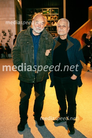  Karpo Godina, režiser;  Niko Goršič, dramaturg in gledališki kritikPremiera Cankarjeve igre Za narodov blagor, SNG Drama Ljubljana