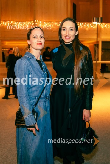  Lea Menard, igralka;  Gaja Višnar, igralkaPremiera Cankarjeve igre Za narodov blagor, SNG Drama Ljubljana