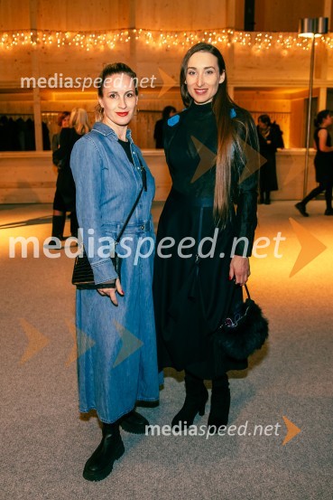  Lea Menard, igralka;  Gaja Višnar, igralkaPremiera Cankarjeve igre Za narodov blagor, SNG Drama Ljubljana