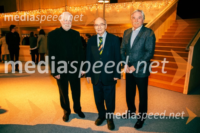  Marko Gorjanc, nekdanji ravnatelj/pomočnik ravnatelja SNG Drama Ljubljana;  Mitja Rotovnik, nekdanji direktor Cankarjevega doma;  ... Premiera Cankarjeve igre Za narodov blagor, SNG Drama Ljubljana