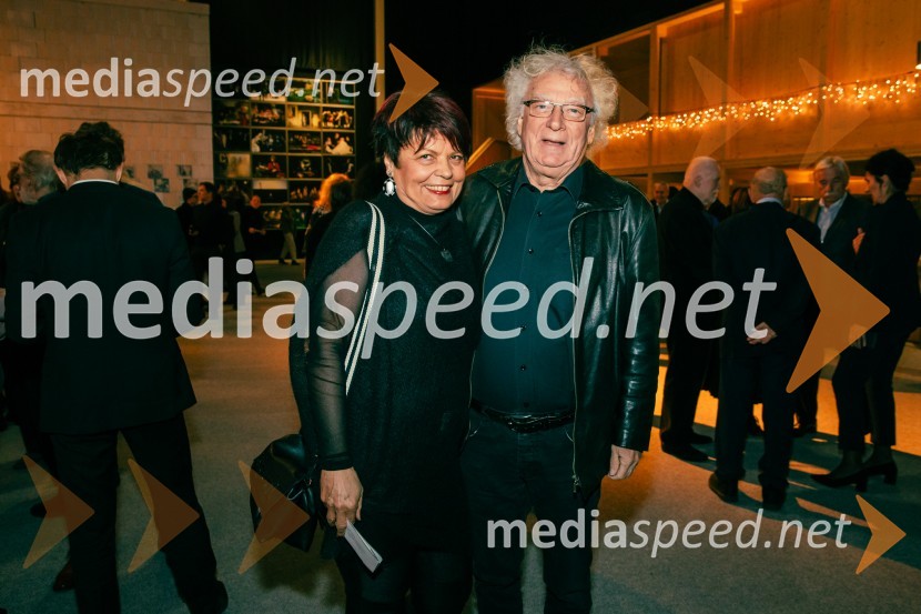  Janja Koren, novinarka;  Mile CrnovićPremiera Cankarjeve igre Za narodov blagor, SNG Drama Ljubljana