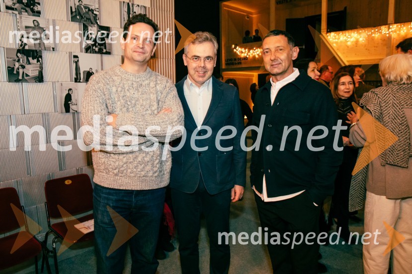  ... ;  Borut Škodlar, psihiater in terapevt;  Boštjan Vuga, arhitekt;  ... Premiera Cankarjeve igre Za narodov blagor, SNG Drama Ljubljana