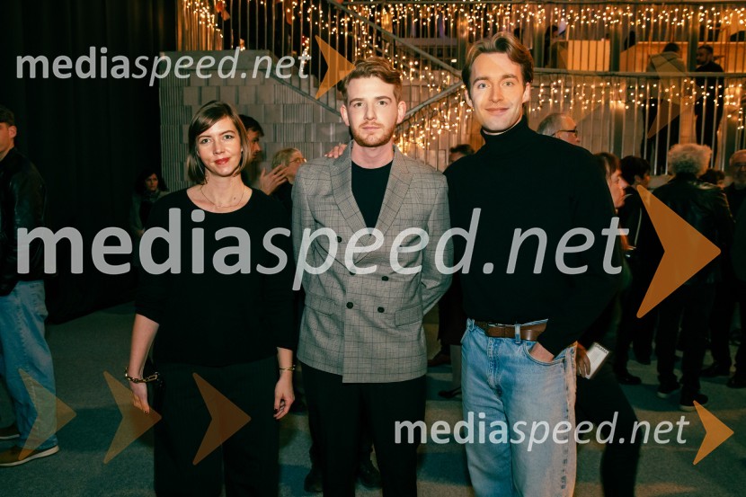  Teja Roglič, odnosi z javnostmi LJFW;  Matic Veler, modni oblikovalec;  Luka Bokšan, igralecPremiera Cankarjeve igre Za narodov blagor, SNG Drama Ljubljana