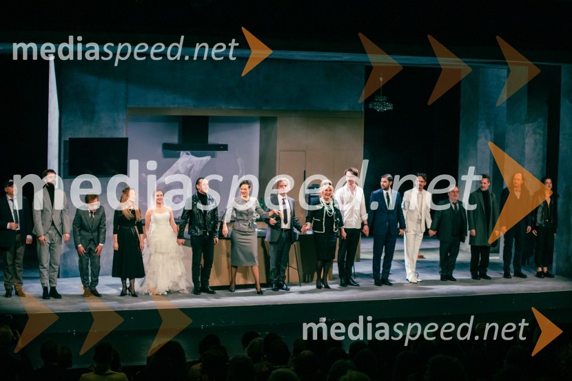 Premiera Cankarjeve igre Za narodov blagor, SNG Drama Ljubljana