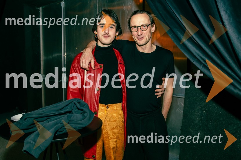  Voranc Mandić, igralec;  Marko  Mandić, igralecPremiera Cankarjeve igre Za narodov blagor, SNG Drama Ljubljana