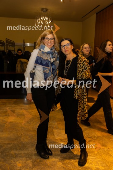  Andreja Comino, novinarka;  ... Zakaj sva se ločila, premiera na odru MGL