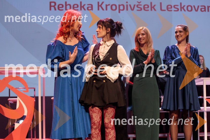  Ljupka Vrteva, Inženirka leta 2023; mag. Rebeka Kropivšek Leskovar,  razvojna inženirka, Interblock;  ... ;  ... Inženirka leta 2024 je Rebeka Kropivšek Leskovar