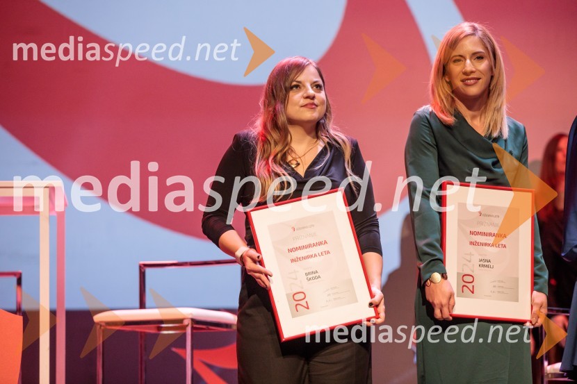  Brina Škoda, Euro Plus;  Jasna Krmelj, Gentler StoriesInženirka leta 2024 je Rebeka Kropivšek Leskovar