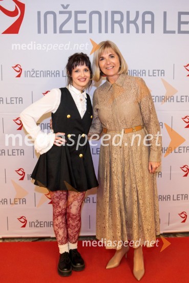 mag. Rebeka Kropivšek Leskovar,  razvojna inženirka, Interblock;  Medeja  Lončar, direktorica, SiemensInženirka leta 2024 je Rebeka Kropivšek Leskovar