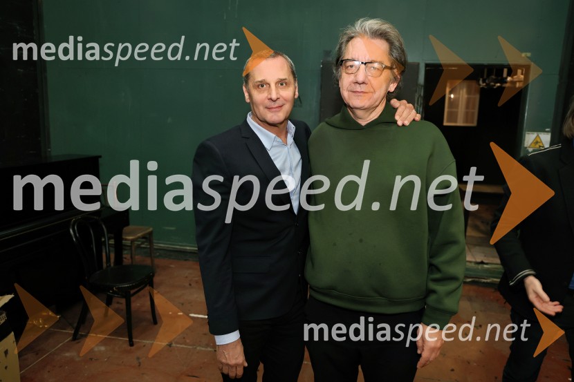  Danilo Rošker, direktor SNG Maribor;  Mitja Vrhovnik Smrekar, skladatelj, član skupine Bossa de NovoIn ljubezen tudi, premiera na odru Slovenskega narodnega gledališča Maribor