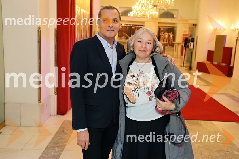  Danilo Rošker, direktor SNG Maribor;  Milada Kalezić, igralkaIn ljubezen tudi, premiera na odru Slovenskega narodnega gledališča Maribor