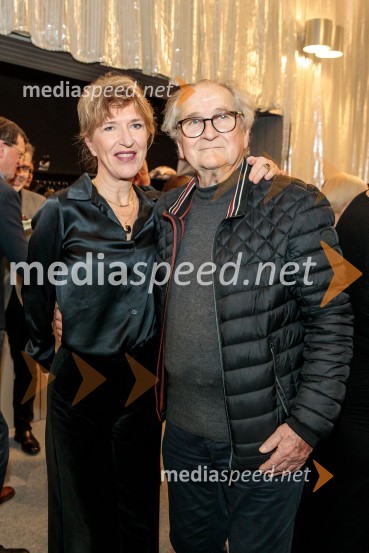  Vesna Jurca Tadel, ravnateljica SNG Drama Ljubljana;  Ivo Ban, igralecBog, premiera v SNG Drama Ljubljana