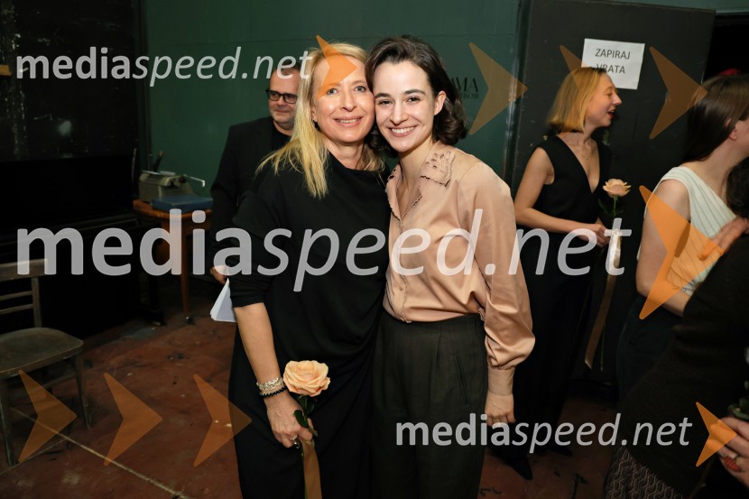  Tatjana Doma, dramaturginja SLG Celje;  Gaja Filač, igralkaJančarjev roman In ljubezen tudi na odru Drame SNG Maribor