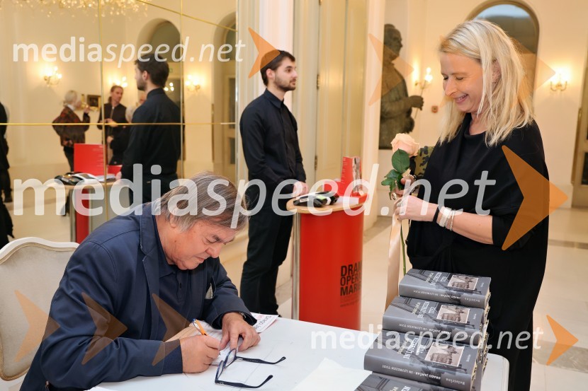  Drago Jančar, pisatelj;  Tatjana Doma, dramaturginja SLG CeljeJančarjev roman In ljubezen tudi na odru Drame SNG Maribor