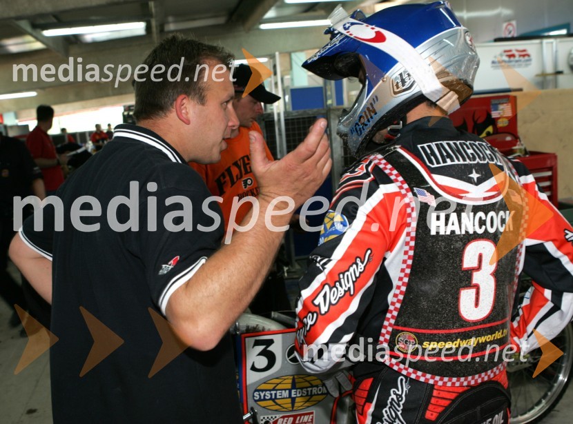 Greg Hancock (ZDA) in Tomaž Drnač, slovenski 