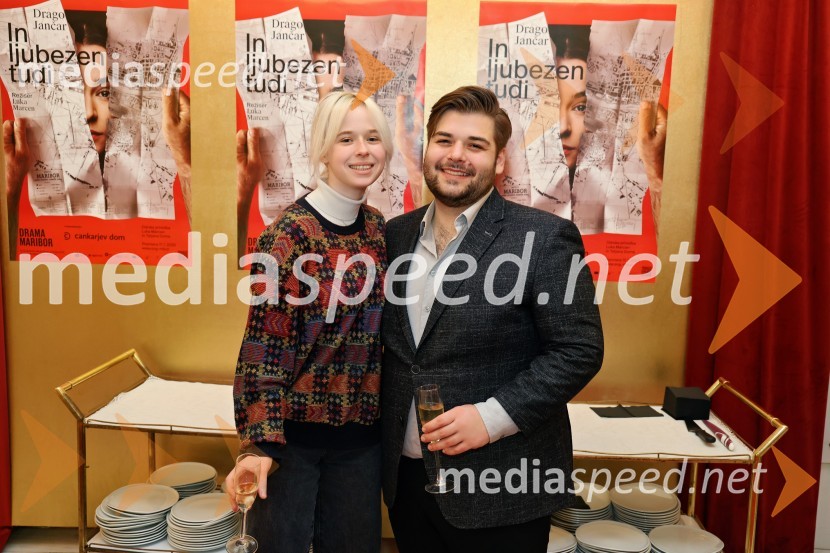  Lola Doma;  Jakob Šfiligoj, igralecJančarjev roman In ljubezen tudi na odru Drame SNG Maribor