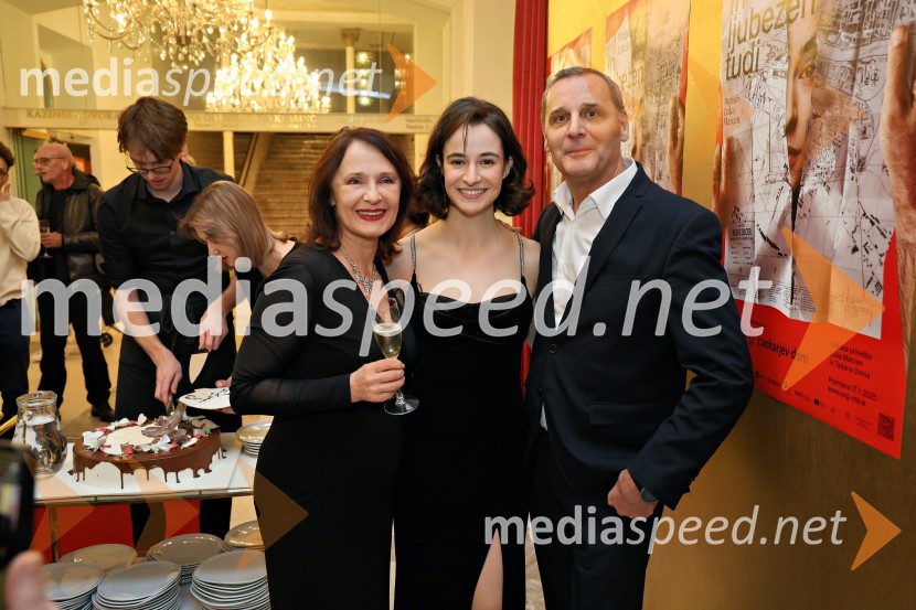  Danilo Rošker, direktor SNG Maribor;  ... ;  Gaja Filač, igralkaJančarjev roman In ljubezen tudi na odru Drame SNG Maribor