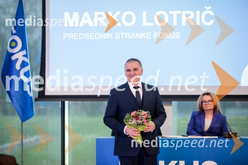 Marko Lotrič, predsednik, Državni svet;  Monika Kirbiš Rojs, sekretarka, Državni svetUstanovni kongres Lotričeve stranke Fokus