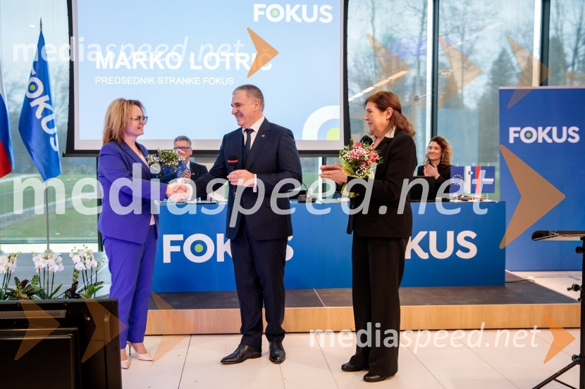  Monika Kirbiš Rojs, sekretarka, Državni svet;  Marko Lotrič, predsednik, Državni svetUstanovni kongres Lotričeve stranke Fokus
