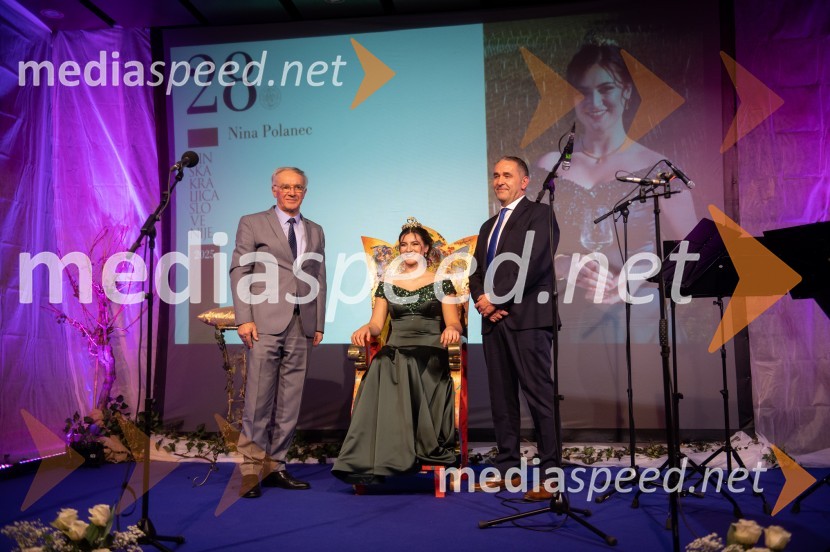  Janez Erjavec, direktor, Pomurski sejem, d.d., Gornja Radgona;  Nina  Polanec, 28. Vinska kraljica Slovenije 2025;  Ervin KosiNina Polanec okronana za 28. Vinsko kraljico Slovenije