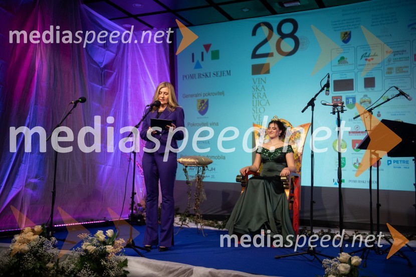  Zdenka Ploj, Sava Turizem d.d.;  Nina  Polanec, 28. Vinska kraljica Slovenije 2025Nina Polanec okronana za 28. Vinsko kraljico Slovenije