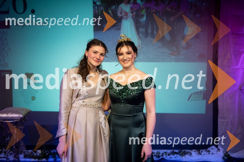  Sanja Ferjančič, 27. Vinska kraljica Slovenije 2024;  Nina  Polanec, 28. Vinska kraljica Slovenije 2025Nina Polanec okronana za 28. Vinsko kraljico Slovenije