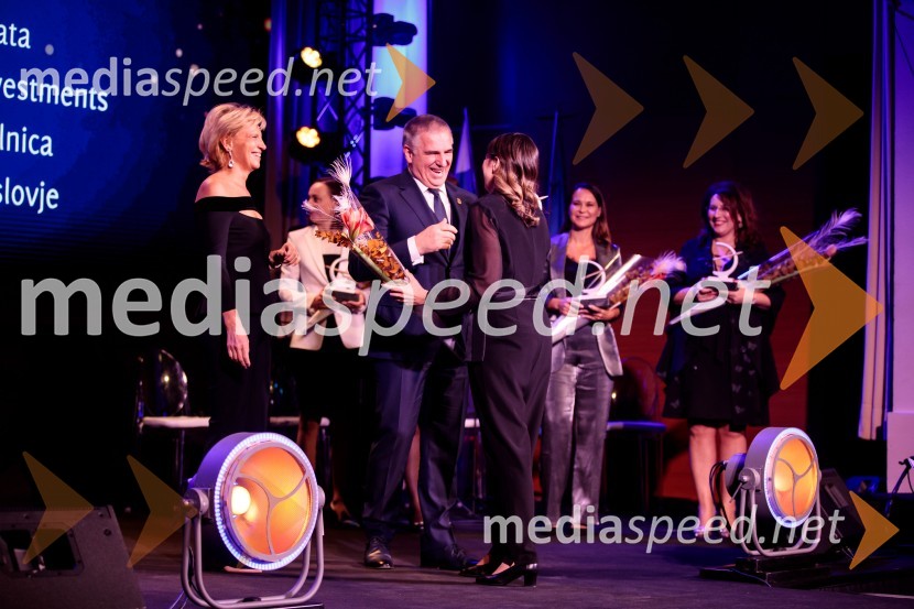  Aleša Mižigoj, direktorica Medex, d. o. o.;  Marko Lotrič, predsednik, Državni svetFranjo Bobinac je prejemnik priznanja za življenjsko delo na področju managementa 2024
