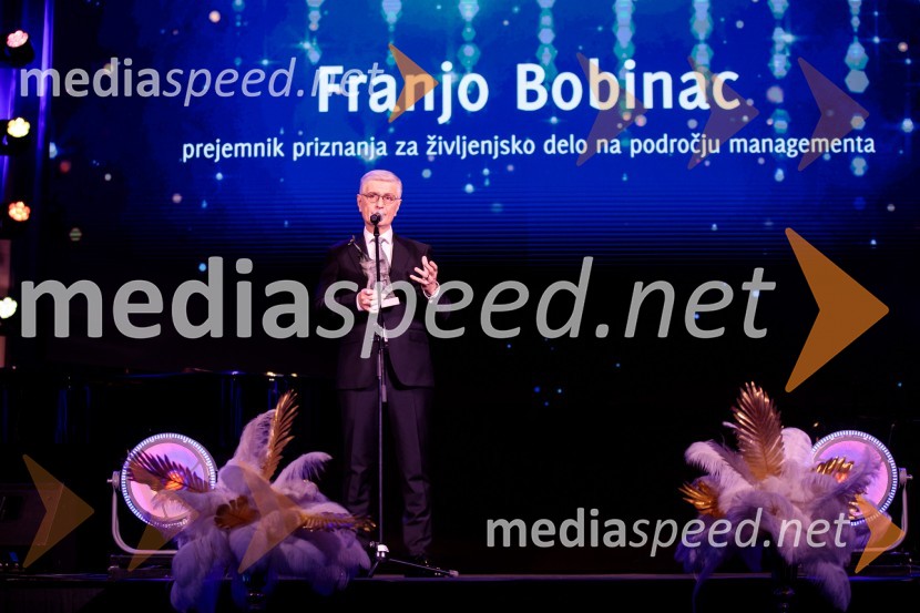  Franjo Bobinac, predsednik, Olimpijski komite SlovenijeFranjo Bobinac je prejemnik priznanja za življenjsko delo na področju managementa 2024