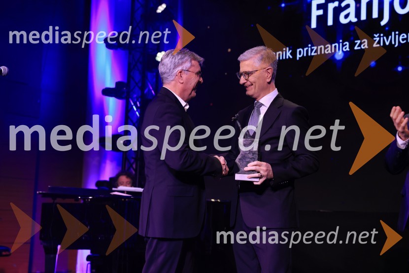  Aleksander  Zalaznik, generalni direktor Danfoss Trata, nekdanji predsednik Združenja Manager;  Franjo Bobinac, predsednik, Olimpijski komite SlovenijeFranjo Bobinac je prejemnik priznanja za življenjsko delo na področju managementa 2024