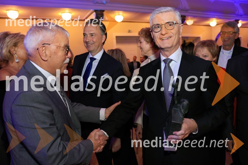  Branko Franci Selak,  direktor, Marmor Hotavlje; prejemnik priznanja za življenjsko delo na področju menedžmenta 2023;  Franjo Bobinac, predsednik, Olimpijski komite SlovenijeFranjo Bobinac je prejemnik priznanja za življenjsko delo na področju managementa 2024