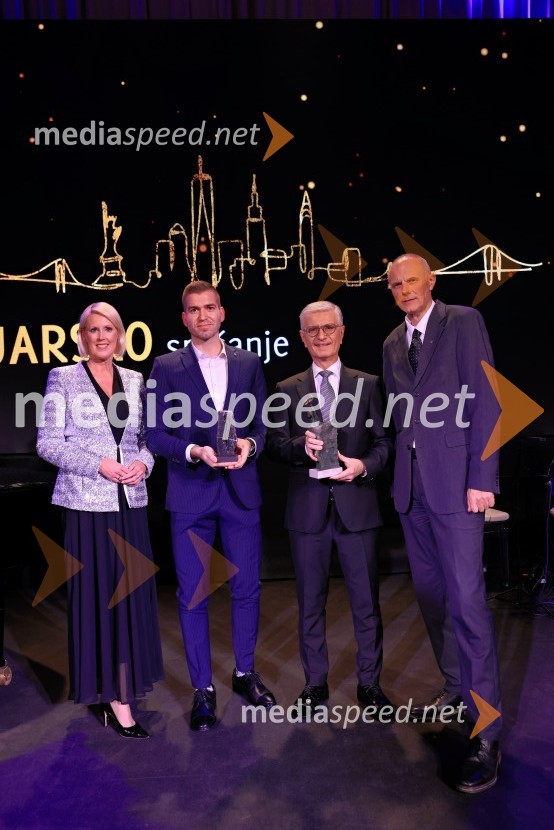  Petra Juvančič, izvršna direktorica, Združenje Manager;  Samo Kumar, generalni direktor podjetja Bankart ter mladi manager leta 2024;  Franjo Bobinac, predsednik, Olimpijski komite Slovenije; mag. Iztok Seljak, predsednik, Združenje ManagerFranjo Bobinac je prejemnik priznanja za življenjsko delo na področju managementa 2024