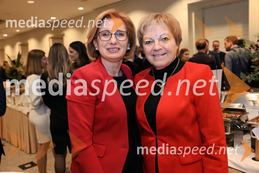 mag. Anita Stojčevska, podpredsednica uprave in članica uprave, odgovorna za poslovanje z gospodarskimi družbami, OTP banka; mag. Vojka  RavbarFranjo Bobinac je prejemnik priznanja za življenjsko delo na področju managementa 2024