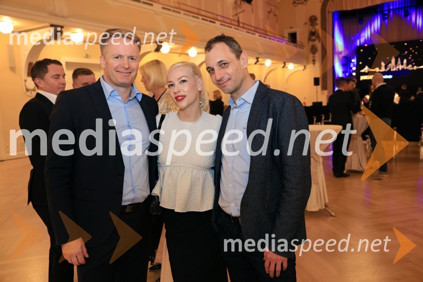  Jure Mikuž, RSG Kapital;  Katarina Matejčič;  Til Lajovic, FirstClassFranjo Bobinac je prejemnik priznanja za življenjsko delo na področju managementa 2024