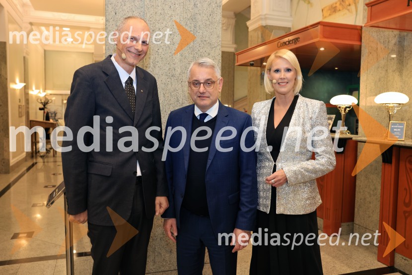 mag. Iztok Seljak, predsednik, Združenje Manager;  Matjaž Han, minister za gospodarstvo, turizem in šport;  Petra Juvančič, izvršna direktorica, Združenje ManagerFranjo Bobinac je prejemnik priznanja za življenjsko delo na področju managementa 2024