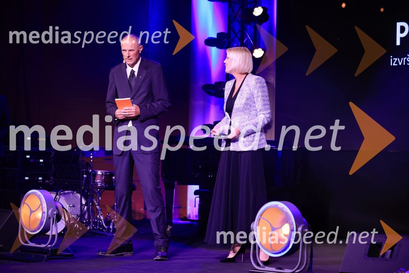 mag. Iztok Seljak, predsednik, Združenje Manager;  Petra Juvančič, izvršna direktorica, Združenje ManagerFranjo Bobinac je prejemnik priznanja za življenjsko delo na področju managementa 2024