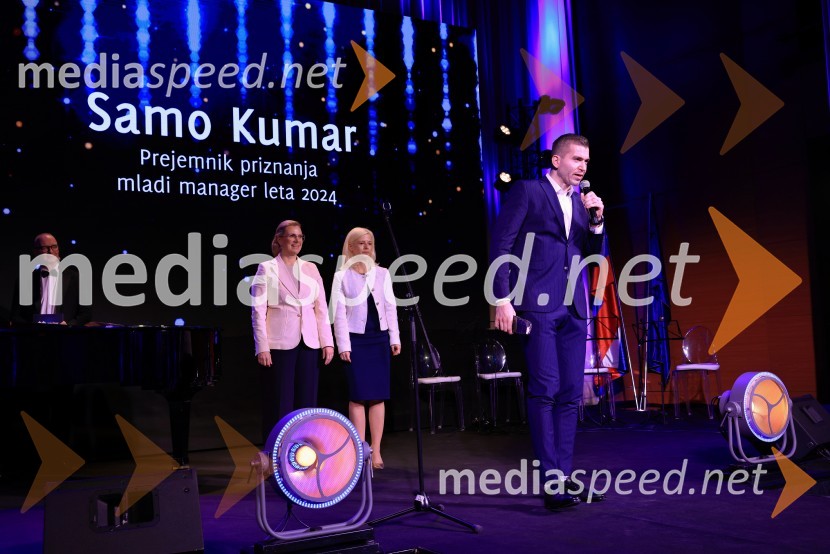 Samo Kumar, generalni direktor podjetja Bankart ter mladi manager leta 2024Franjo Bobinac je prejemnik priznanja za življenjsko delo na področju managementa 2024
