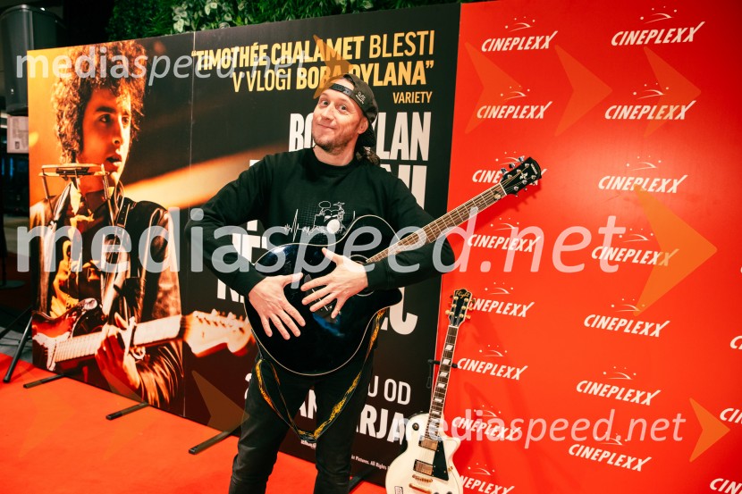  Marko Soršak-Soki, bobnar, skupina Elvis JacksonBob Dylan: Popolni neznanec, premiera v Cineplexx Ljubljana
