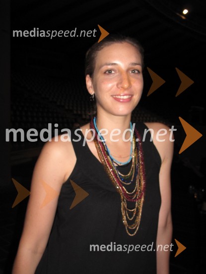 Dijana Vidušin, igralka in dobitnica letošnje Puljske arene za glavno žensko vlogoKaligula, gledališka predstava