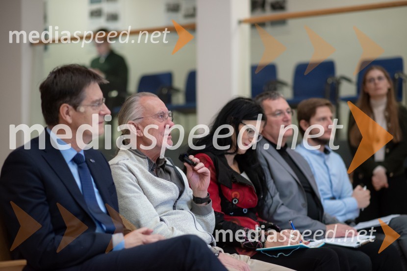 prof. dr. Zdravko Kačič, rektor Univerze v Mariboru; prof. dr.  Danijel Rebolj, profesor, nekdanji rektor, Univerza v Mariboru;  Ana Vovk, visokošolska učiteljica na Filozofski fakulteti UM;  Mojmir Flisek, rektor UM;  Klemen TršinarIzobraževanje kot pot do trajnostne prihodnosti na Univerzi v Mariboru