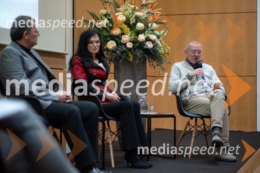  Mojmir Flisek, rektor UM;  Ana Vovk, visokošolska učiteljica na Filozofski fakulteti UM; prof. dr.  Danijel Rebolj, profesor, nekdanji rektor, Univerza v MariboruIzobraževanje kot pot do trajnostne prihodnosti na Univerzi v Mariboru