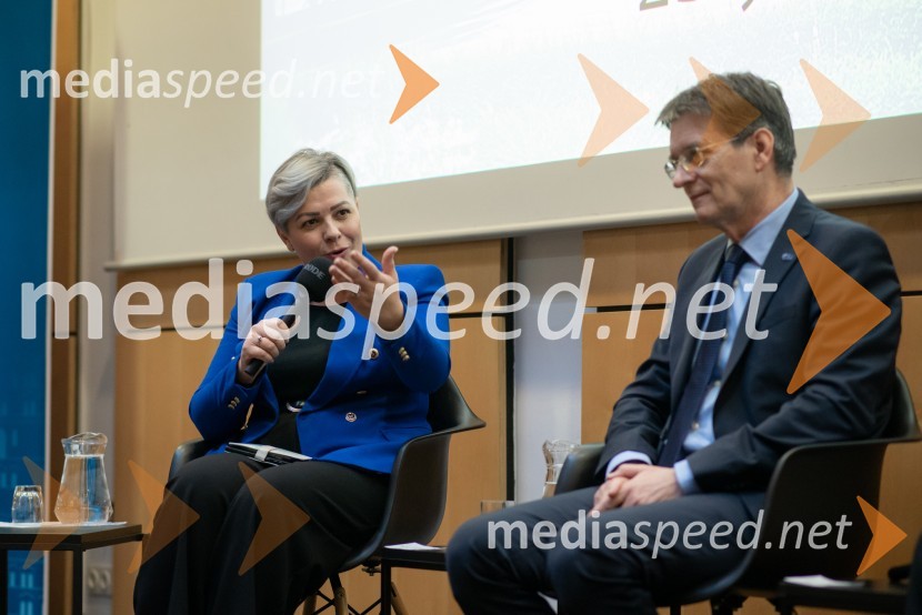 dr. Aida  Kamišalić Latifić,  Fakulteta za elektrotehniko, računalništvo in informatiko, Univerza v Mariboru; prof. dr. Zdravko Kačič, rektor Univerze v MariboruIzobraževanje kot pot do trajnostne prihodnosti na Univerzi v Mariboru