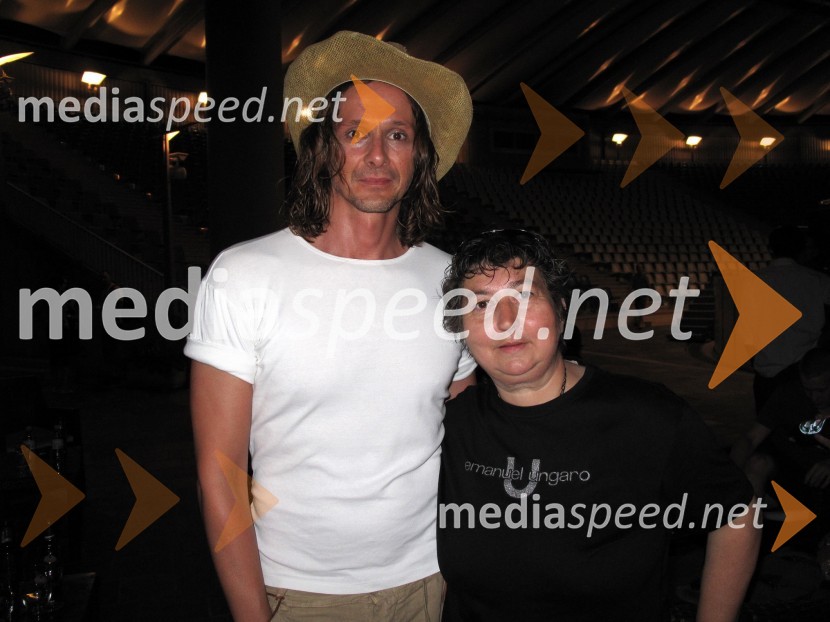 Livio Badurina, igralec ter Dragica Petrovič, producentka in režiserkaKaligula, gledališka predstava