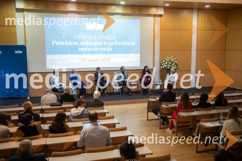  Klemen Tršinar; dr. Aida  Kamišalić Latifić,  Fakulteta za elektrotehniko, računalništvo in informatiko, Univerza v Mariboru; prof. dr. Zdravko Kačič, rektor Univerze v Mariboru;  Mojmir Flisek, rektor UM;  Ana Vovk, visokošolska učiteljica na Filozofski fakulteti UM; prof. dr.  Danijel Rebolj, profesor, nekdanji rektor, Univerza v MariboruIzobraževanje kot pot do trajnostne prihodnosti na Univerzi v Mariboru