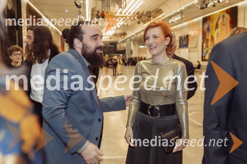   Jure Novak, generalni direktor, Cankarjev dom; dr. Asta Vrečko, ministrica za kulturoNetopir, premiera operete v koprodukciji SNG Opera in balet Ljubljana in Cankarjevega doma