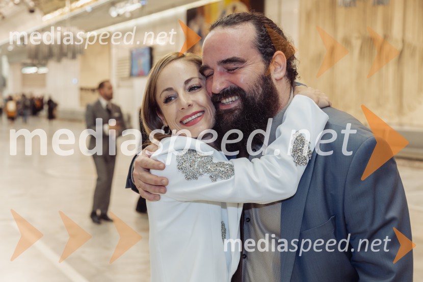  Ana Klašnja, balerina;   Jure Novak, generalni direktor, Cankarjev domNetopir, premiera operete v koprodukciji SNG Opera in balet Ljubljana in Cankarjevega doma