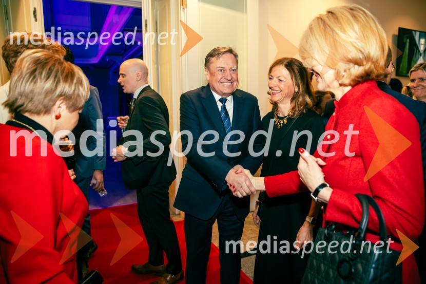  Zoran Janković, župan, Mestna občina Ljubljana; dr. Maja Zalaznik, nekdanja ministrica za izobraževanje, znanost in šport;  Nevenka Črešnar Pergar, lastnica in direktorica podjetja NP ConsultingFranjo Bobinac je prejemnik priznanja za življenjsko delo na področju managementa 2024