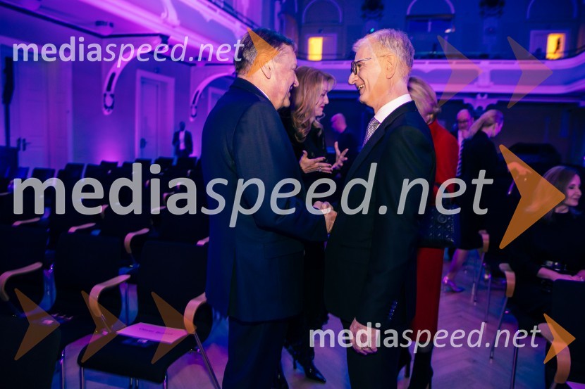  Zoran Janković, župan, Mestna občina Ljubljana;  Franjo Bobinac, predsednik, Olimpijski komite SlovenijeFranjo Bobinac je prejemnik priznanja za življenjsko delo na področju managementa 2024