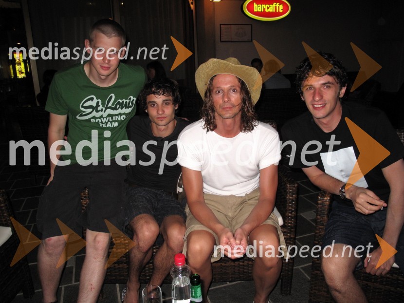 Vedran Živolič, Filip Križan, Livio Badurina in Igor Kovač, igralciKaligula, gledališka predstava