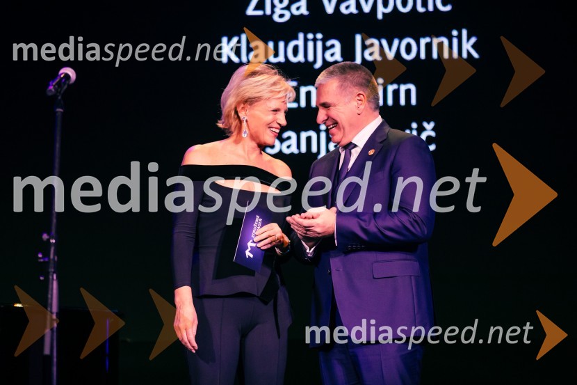  Aleša Mižigoj, direktorica Medex, d. o. o.;  Marko Lotrič, predsednik, Državni svetFranjo Bobinac je prejemnik priznanja za življenjsko delo na področju managementa 2024